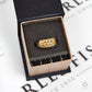 Pre-Owned 9ct Gold 2 Row Shot Ring