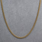 Pre-Owned 9ct Gold 18 Inch Rounded Curb Chain Necklace
