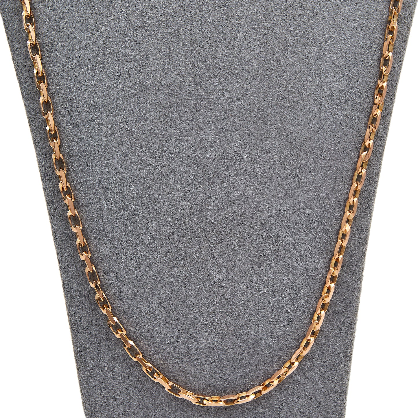 Pre-Owned 9ct Yellow Gold 30 Inch Long Trace Necklace