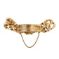 Pre-Owned 9ct Gold Barked Finish Curb Chain ID Bracelet