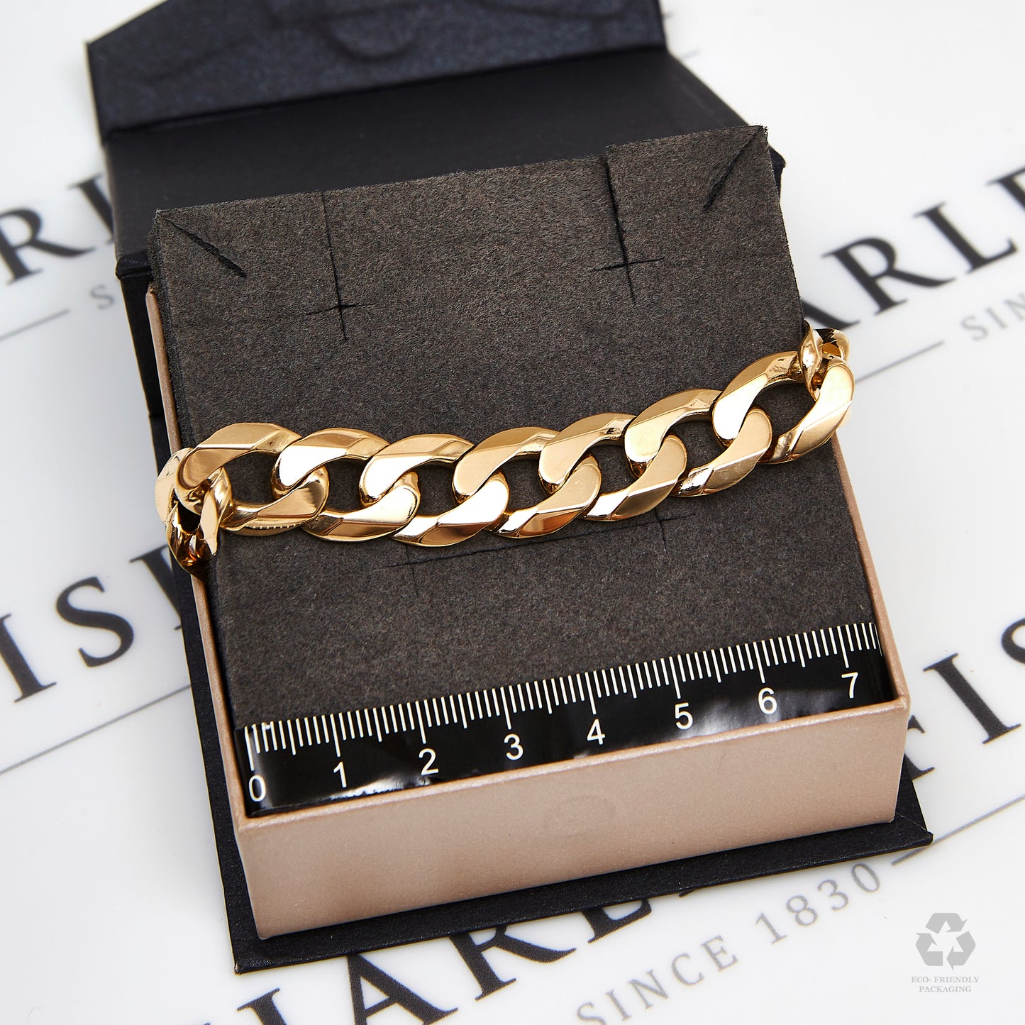 Pre-Owned 9ct Yellow Gold 9 Inch Curb Chain Bracelet