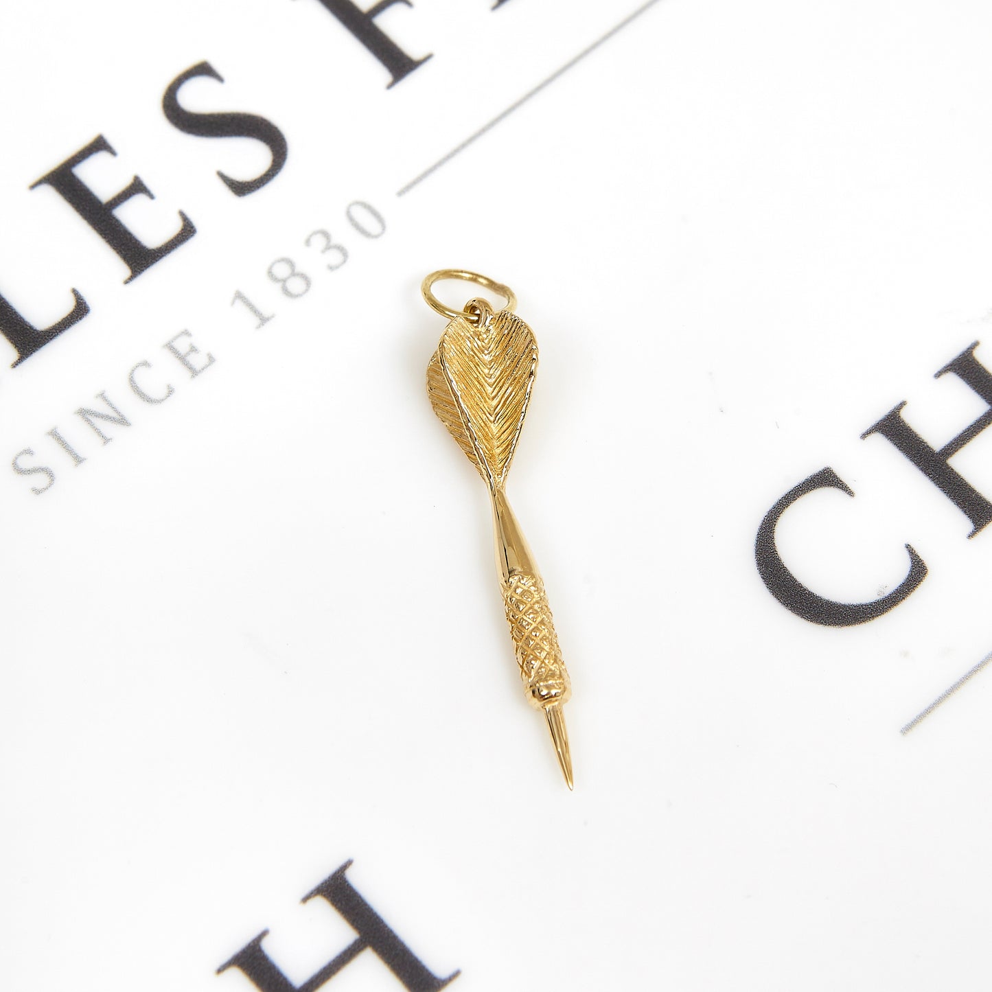 Pre-Owned 9ct Yellow Gold Dart Pendant Charm