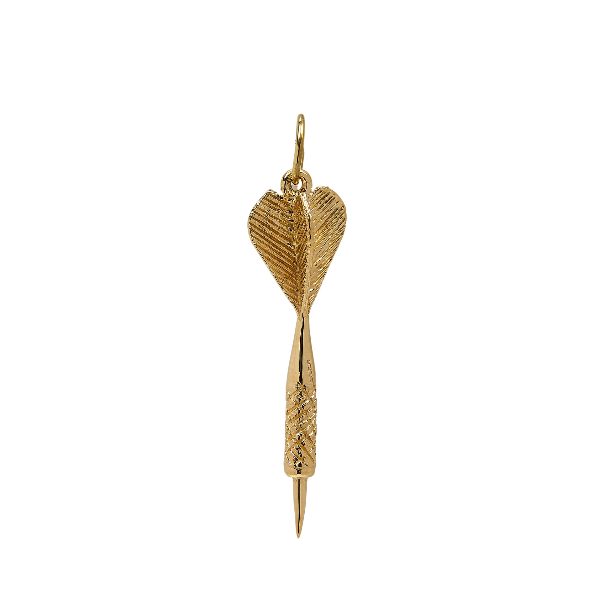 Pre-Owned 9ct Yellow Gold Dart Pendant Charm