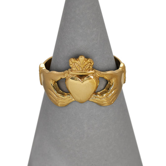 Pre-Owned 9ct Yellow Gold Traditional Claddagh Ring