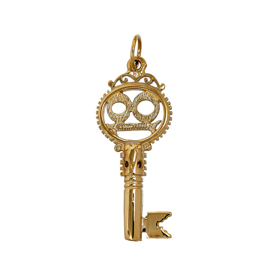 Pre-Owned 9ct Yellow Gold 18 Key Pendant Charm