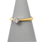 Pre-Owned 18ct Yellow Gold 0.33ct Diamond Solitaire Ring