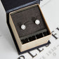 Pre-Owned 18ct White Gold Diamond Stud Earrings