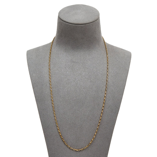 Pre-Owned 9ct Gold Trace Chain Necklace 22 Inch