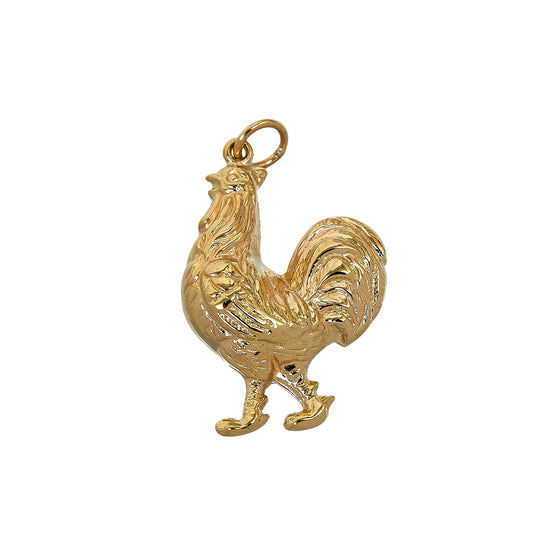 Pre-Owned 9ct Yellow Gold Cockerel Charm Pendant