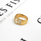 Pre-Owned 18ct Gold 3 Baguette & Multi Diamond Ring