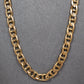 Pre-Owned 14ct Gold 8mm Anchor Link Necklace 20inch