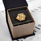 Pre-Owned 22ct Gold Rectangle Pattern Signet Ring - Size V