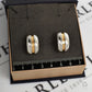 Pre-Owned 18ct Gold Two-Tone Dress Earrings