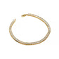 Pre-Owned 9ct Gold CZ Eternity Tennis Bracelet