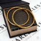 Pre-Owned 22ct Gold Set of 2 Patterned Bangles