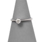 Pre-Owned 18ct White Gold Diamond 0.30ct Solitaire Ring Size O