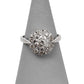 Pre-Owned 18ct White Gold Diamond Cluster Engagement Ring