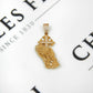 Pre-Owned 14ct Gold CZ Praying Hands Pendant