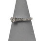 Pre-Owned 18ct White Gold Diamond Shoulder Set Ring - Size Q