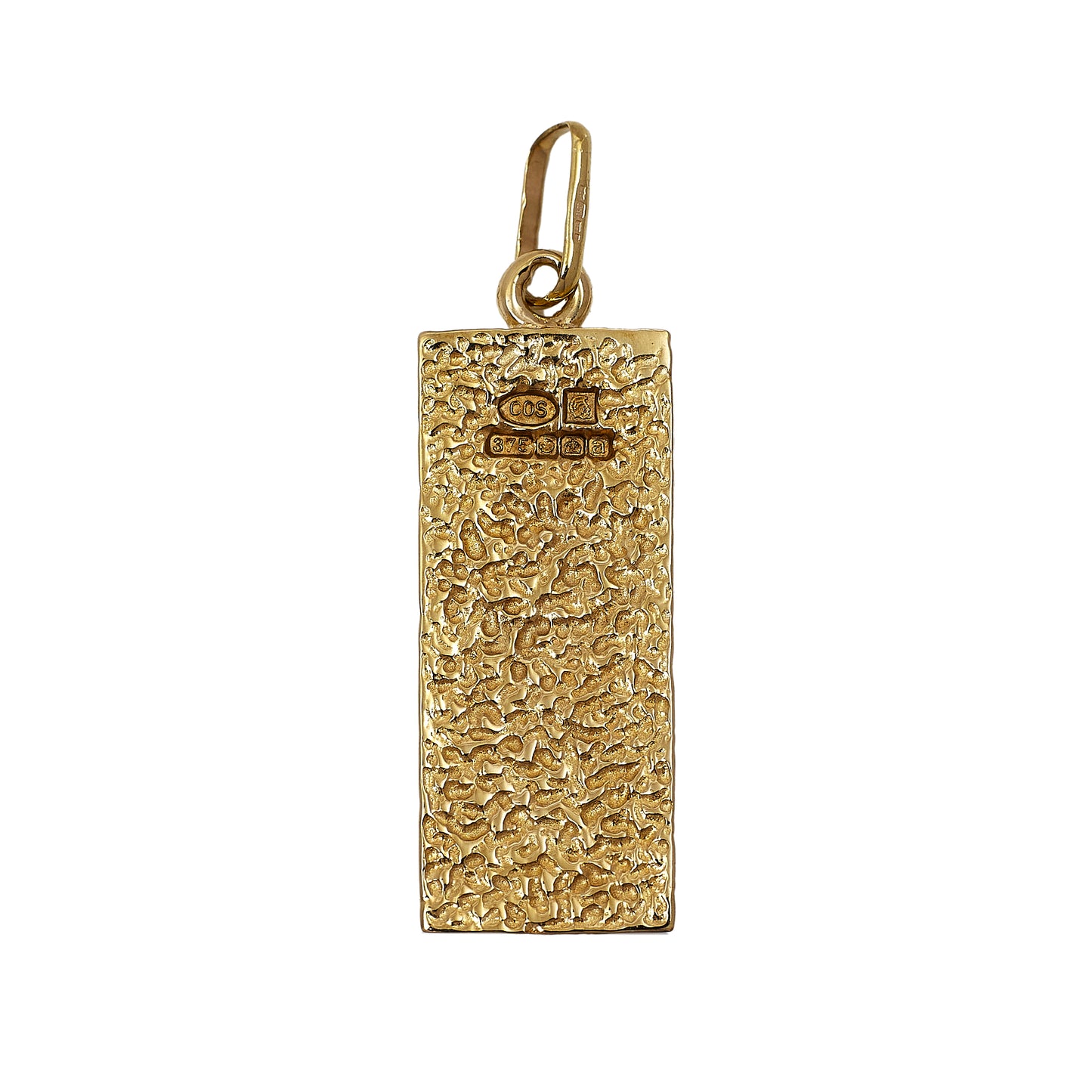 Pre-Owned 9ct Gold Ingot Pendant