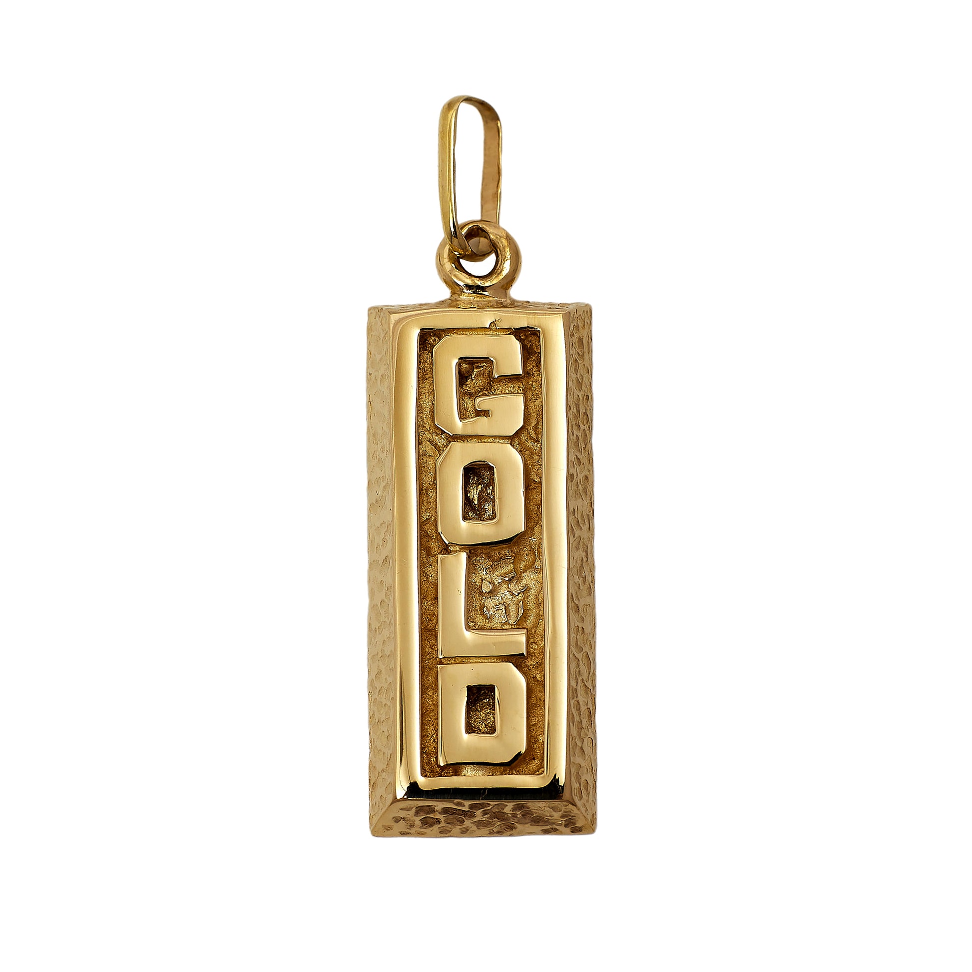 Pre-Owned 9ct Gold Ingot Pendant 