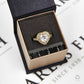 Pre-Owned 9ct Gold Cubic Zirconia Heart Halo