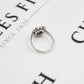 Pre-Owned 18ct White Gold Diamond & Blue Tanzanite Ring