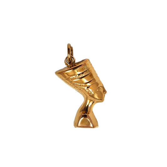 Pre-Owned 9ct Gold Polish Finish Nefertiti Pendant 