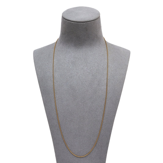 Pre-Owned Fine 18ct Gold Trace Necklace 24 Inch