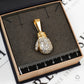 Pre-Owned 9ct Gold CZ Set Boxing Glove Pendant