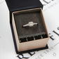 Pre-Owned White Gold Princess Cut Shoulders Set Diamond Ring