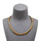 Pre-Owned 18ct Gold Tricolour Curb Chain Style Choker