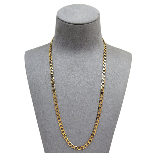 Pre-Owned 9ct Gold Curb Chain Necklace 5mm