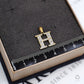 Pre-Owned 9ct Gold CZ H Initial Pendant