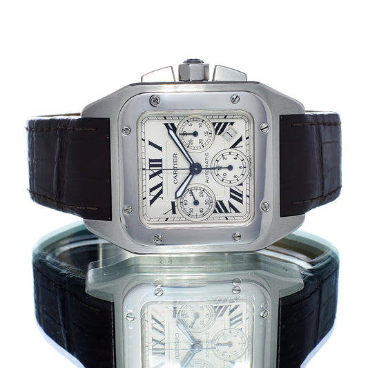 Pre-Owned Cartier Santos 100 XL W20090X8