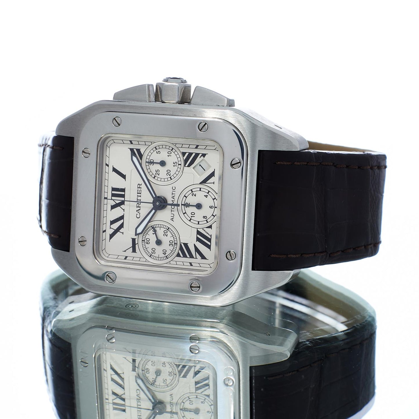 Pre-Owned Cartier Santos 100 XL W20090X8