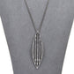 Pre-Owned 18ct White Gold Diamond Ellipse Pendant Necklace