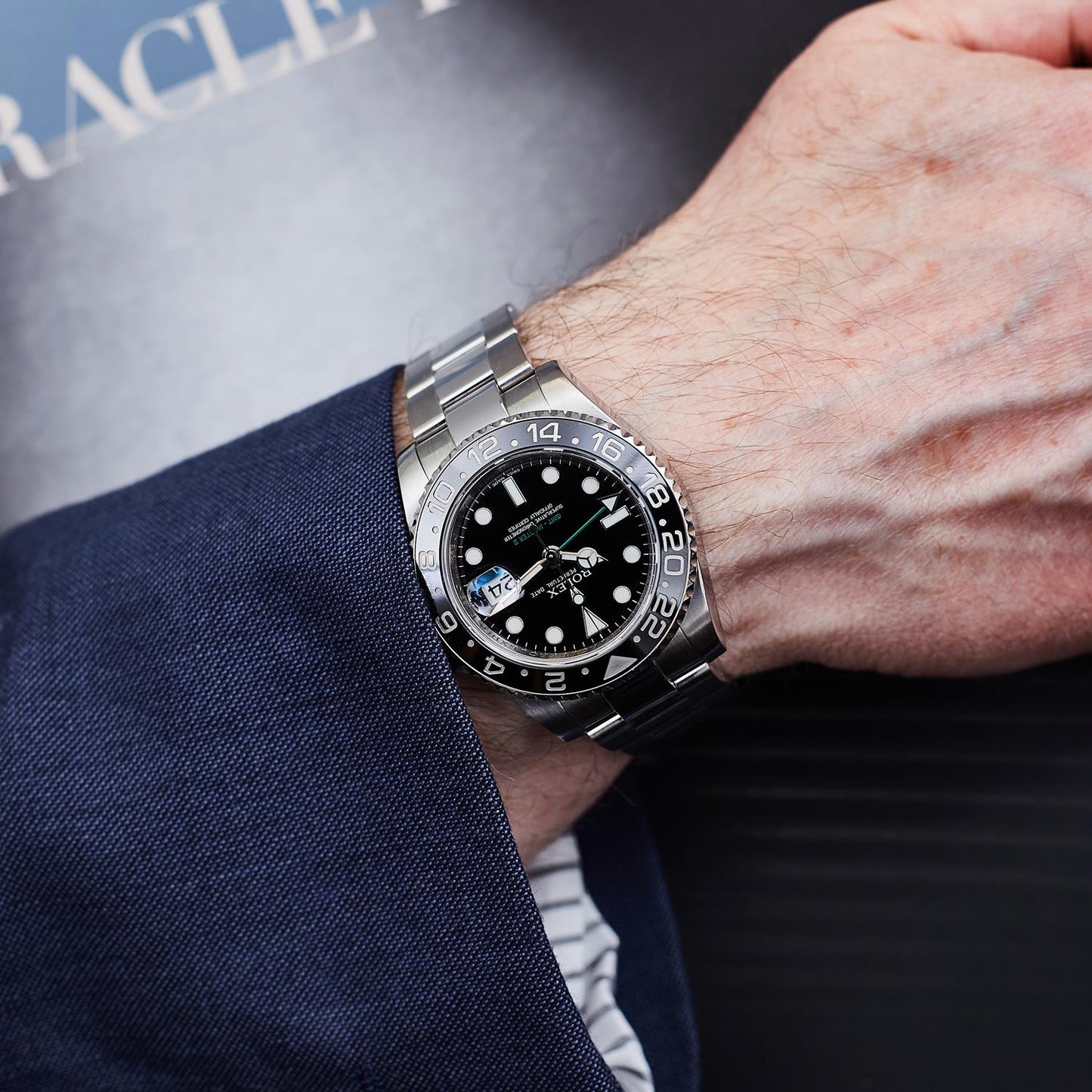 Pre-Owned Rolex GMT-Master II 116710LN