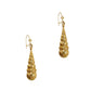 Pre-Owned 9ct Gold Bomber Drop Earrings