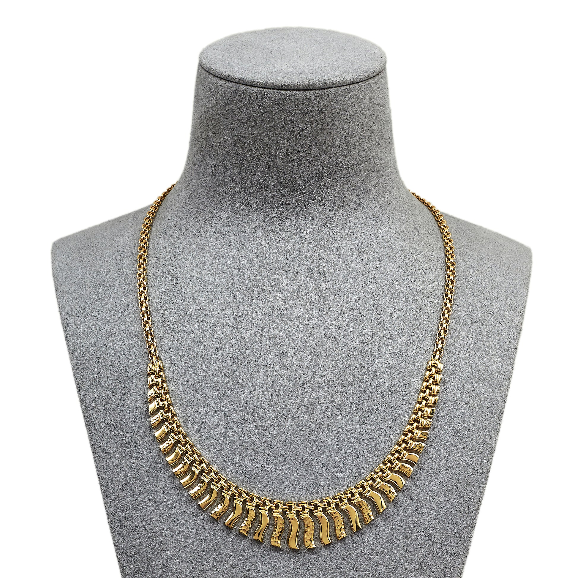 Pre-Owned 9ct Gold Cleopatra Style Necklace