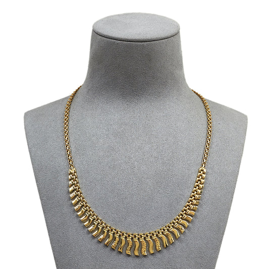 Pre-Owned 9ct Gold Cleopatra Style Necklace