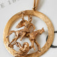 Pre-Owned 9ct Gold Large George & the Dragon Effigy Pendant