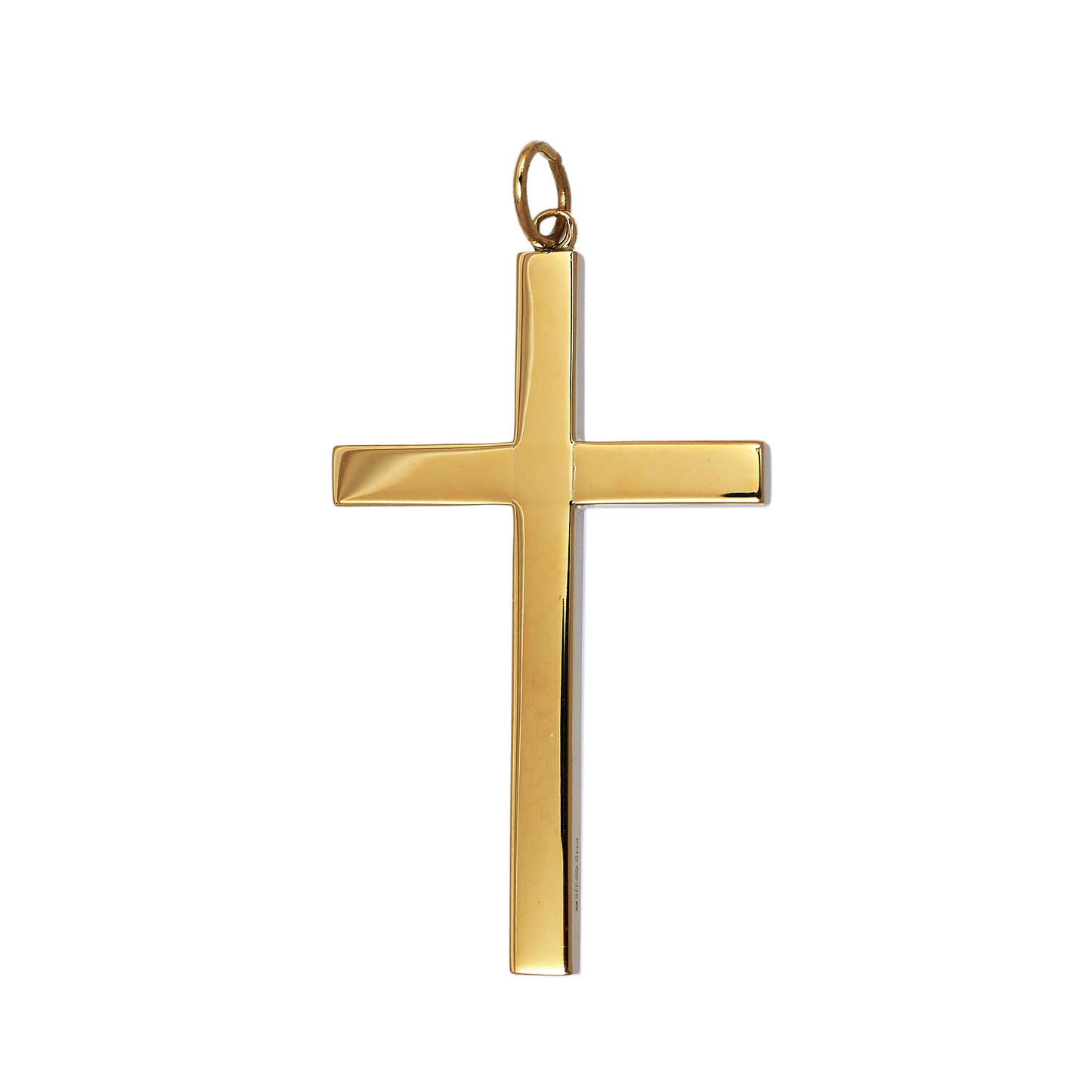 Pre-Owned 9ct Gold Polished Cross Pendant