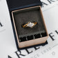 Pre-Owned 9ct Gold Diamond Rhombus Cluster Ring