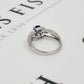 Pre-Owned 18ct White Gold Diamond & Sapphire Engagement Ring