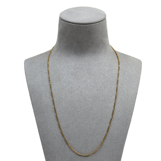 Pre-Owned 9ct Gold Figaro Chain Necklace 20 Inch