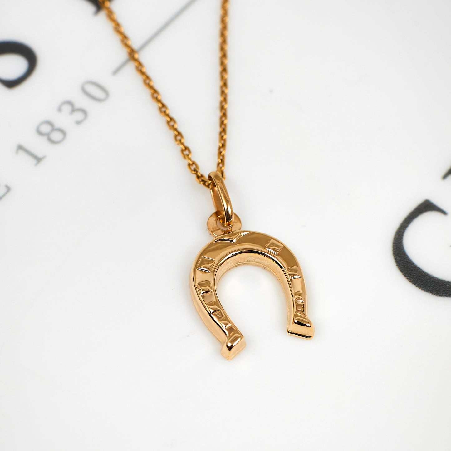 Pre-Owned 9ct Gold Horse Shoe Pendant