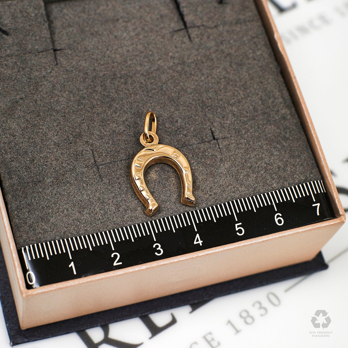 Pre-Owned 9ct Gold Horse Shoe Pendant