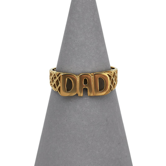 Pre-Owned 9ct Gold DAD Ring - Size O