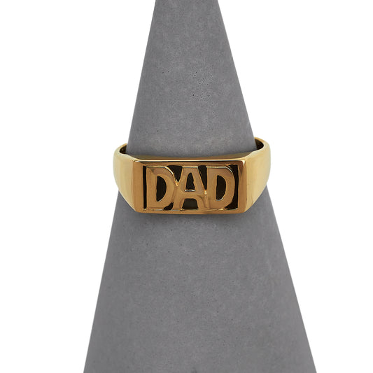 Pre-Owned 9ct Gold DAD Ring - Size R